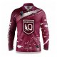 Maglia NRL Queensland Maroons Rugby 2022 Fish Finder