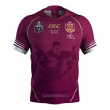 Maglia Queensland Maroons 1 Rugby 2019 Conmemorative