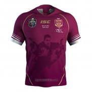 Maglia Queensland Maroons 1 Rugby 2019 Conmemorative