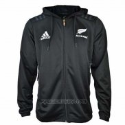 Nuova Zelanda All Blacks Rugby 2018-2019 Giacca con Cappuccio01