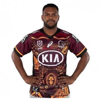 Maglia Brisbane Broncos Rugby 2021 Indigeno