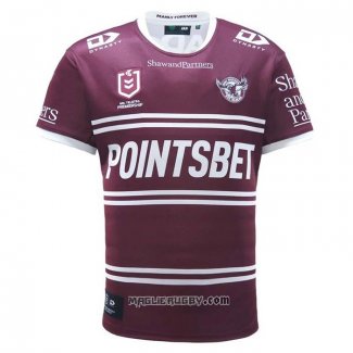 Maglia Manly Warringah Sea Eagles Rugby 2023 Home