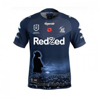 Maglia Melbourne Storm Anzac Rugby 2021 Commemorativo