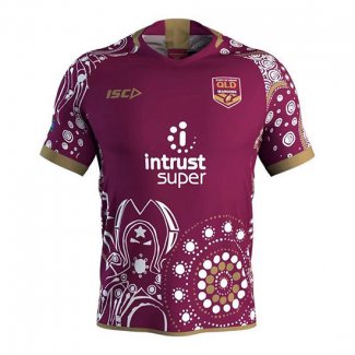 Maglia Queensland Maroons Rugby 2018-2019 Conmemorative