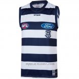 Maglia Geelong Cats AFL 2019 Blu Bianco