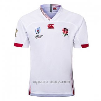 Maglia Inghilterra Rugby RWC 2019 Bianco