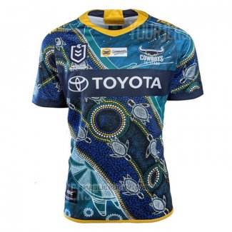 Maglia North Queensland Cowboys Rugby 2021 Commemorativo